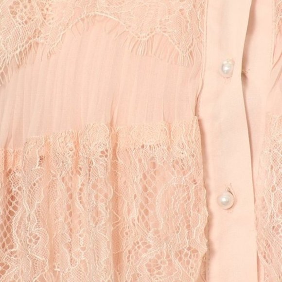 Peach Ruffle Dress - Picture 3 of 3